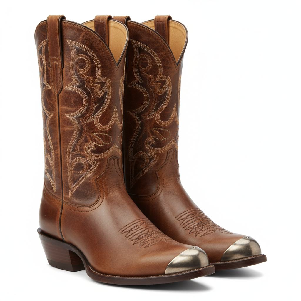 Classic Brown Cowboy Boots